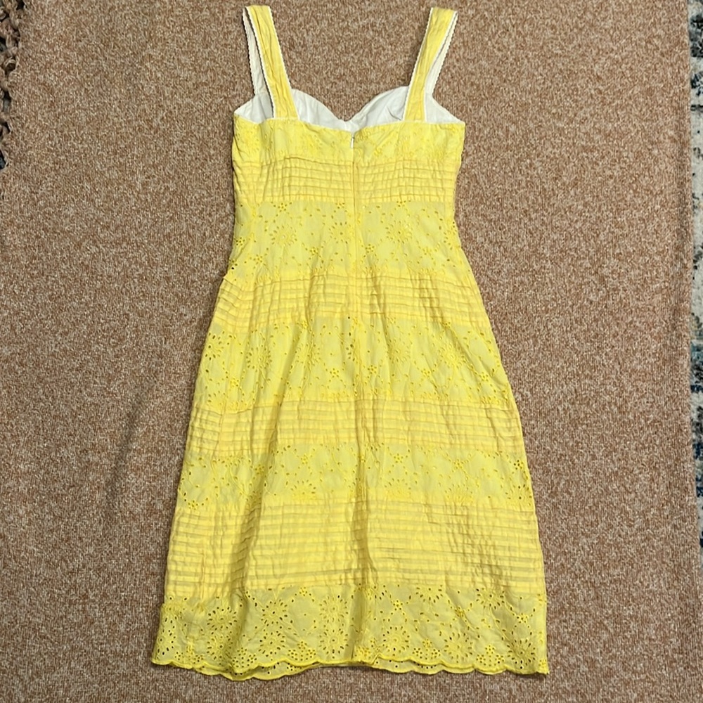 Lilly Pulitzer Yellow Eyelet Sundress - Picture 6 of 8